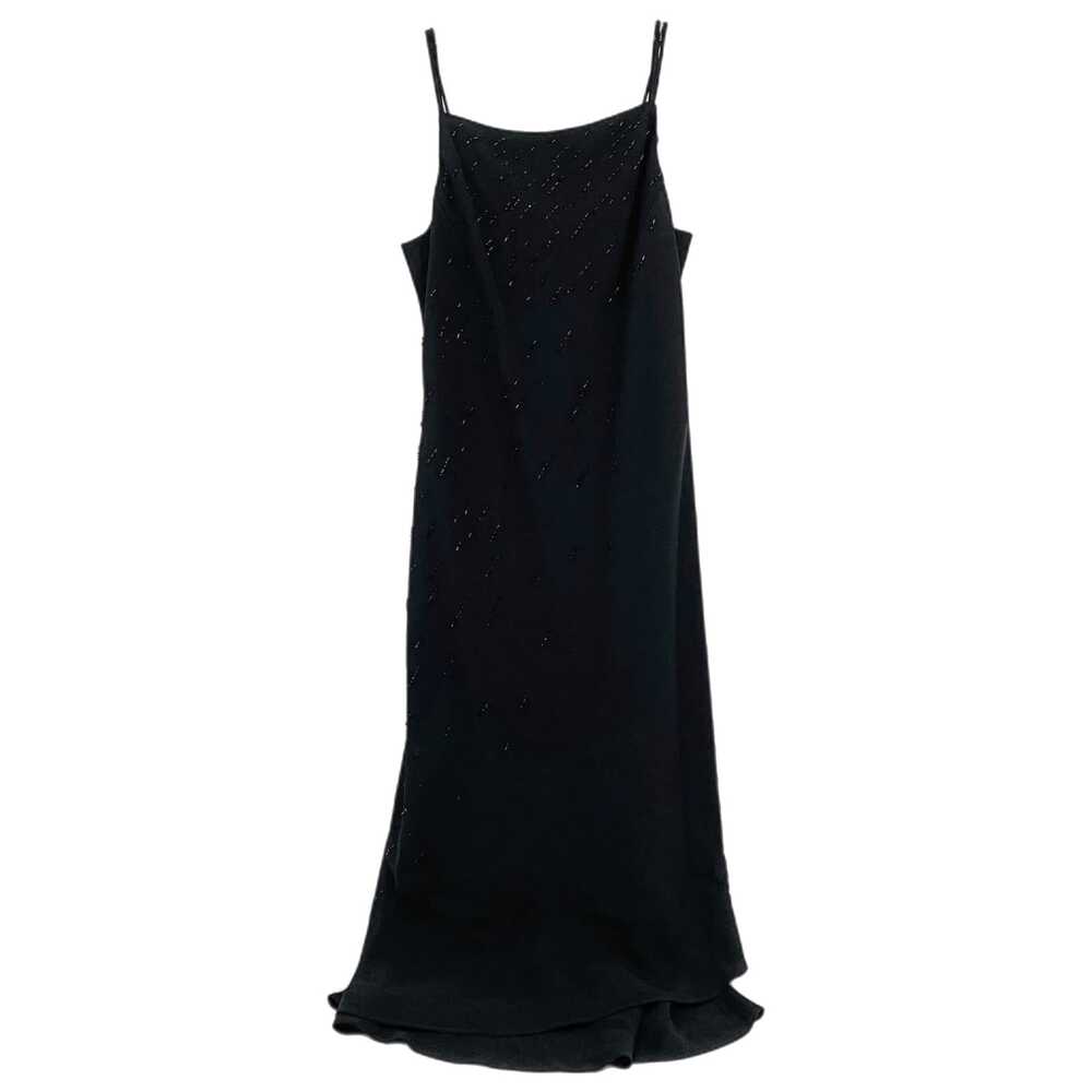 Jones New York Black Beaded Midi Dress | Size 8